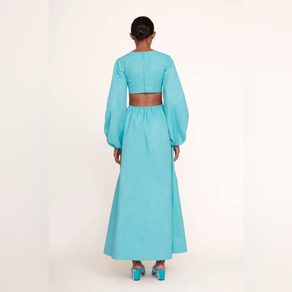Staud Ivy Cut-Out Maxi Dress 👗 in Crystal Waters​​​ - Picture 5 of 13